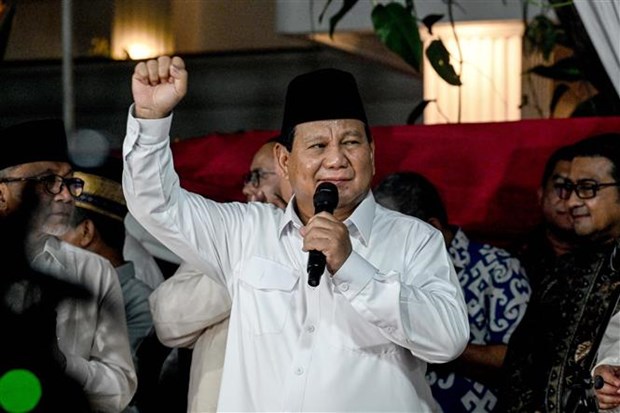 印度尼西亚选举：普拉博沃当选总统 hinh anh 1