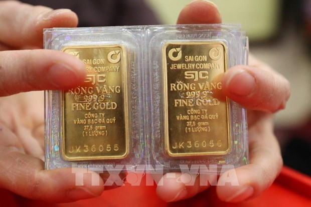 3月22日上午越南国内市场黄金价格均下降 hinh anh 1