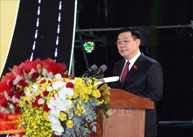 越南国会主席王廷惠出席得农省重新立省20周年纪念典礼 hinh anh 2