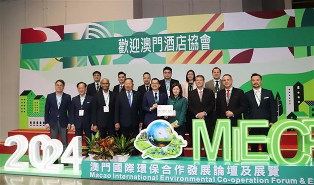 越南出席中国澳门国际环保合作发展论坛及展览 hinh anh 1