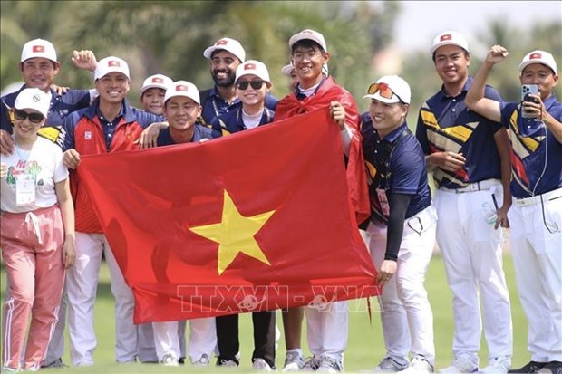 越南高尔夫球队参加在中国台湾举行的锦标赛 hinh anh 1