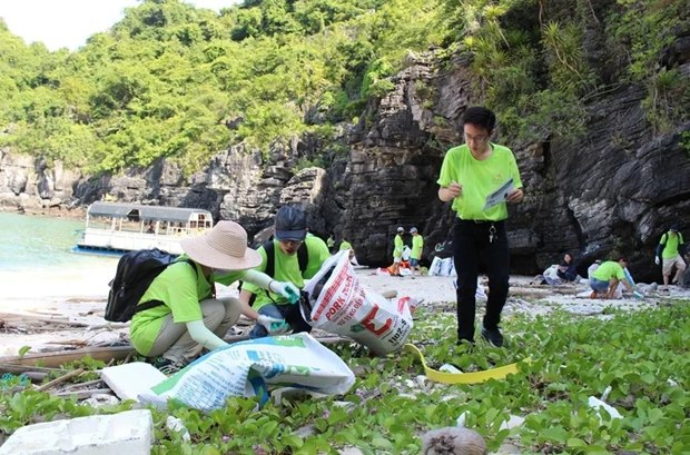 越南努力加强塑料垃圾污染管理能力 hinh anh 1