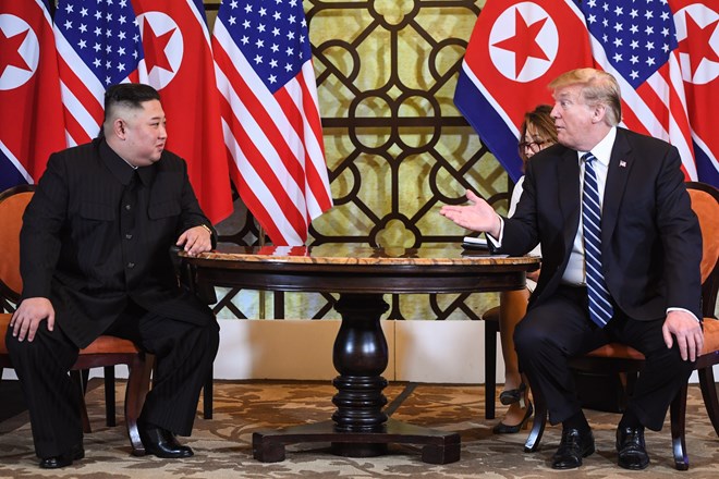 美朝领导人第二次会晤:美国总统特朗普与朝鲜