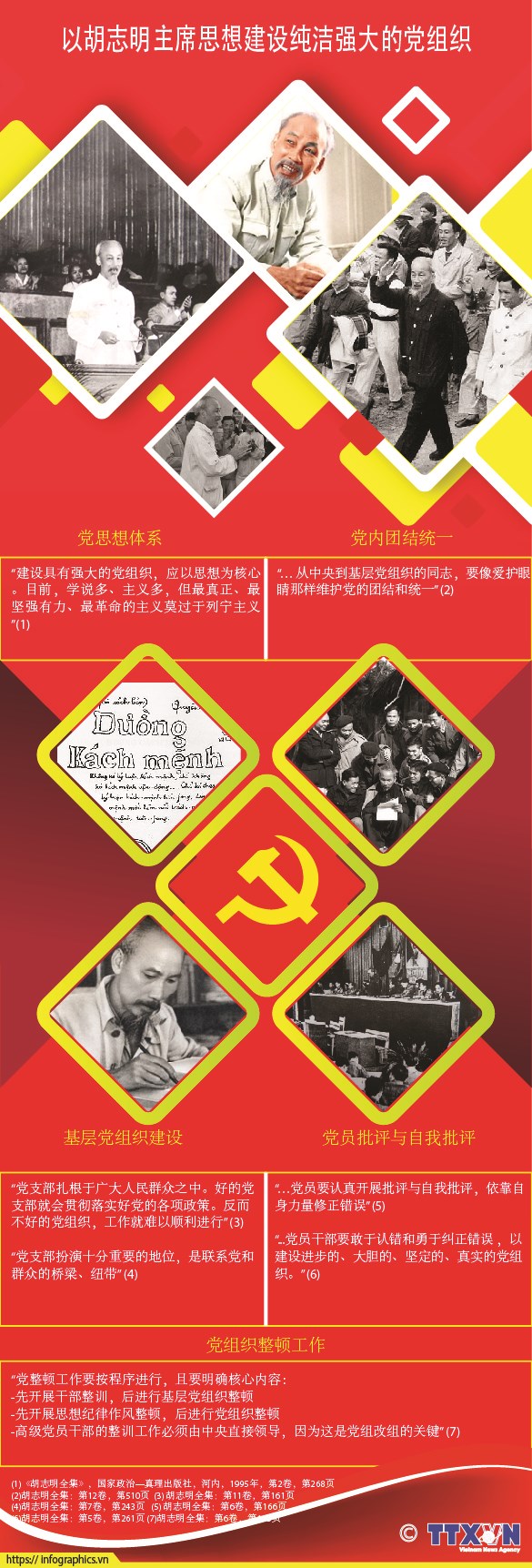 图表新闻：以胡志明主席思想建设春节强大的党组织 hinh anh 1